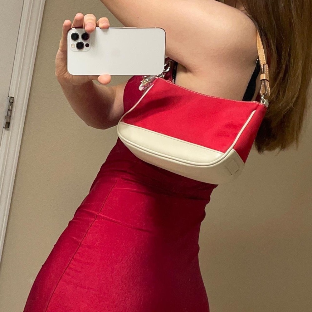 Red Demi coach purse